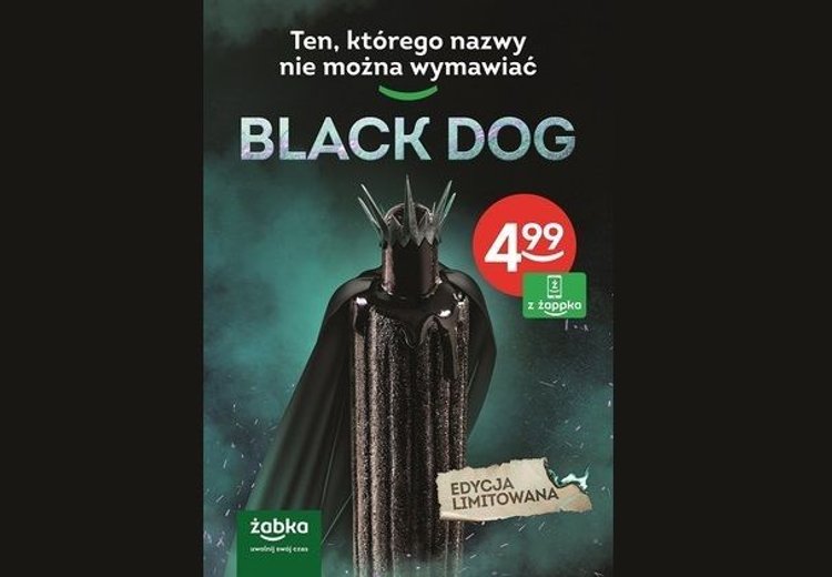 Żabka wprowadza do sprzedaży nową przekąskę o nazwie Black Dog. Czarny hot dog z czarnym sosem