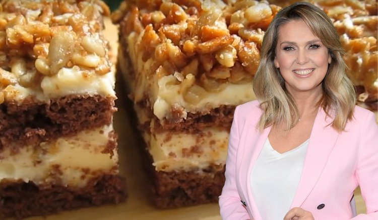 Wybitne ciasto ze słonecznikiem i kajmakiem Ewy Wachowicz. Kucharka stosuje sprytny patent na najlepszy smak