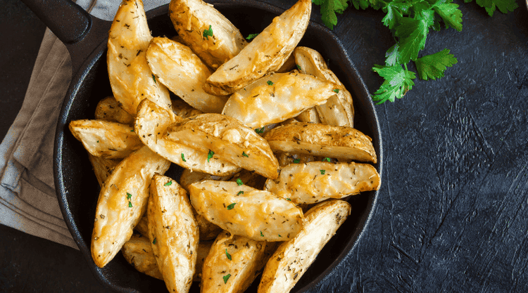 Pieczone ziemniaki z serem 