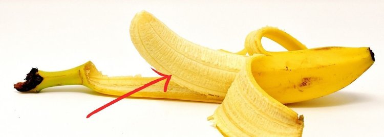 Czy można jeść nitki z bananów?