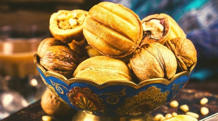 Idealne na Boże Narodzenie ciastka orzeszki z kremem orzechowym