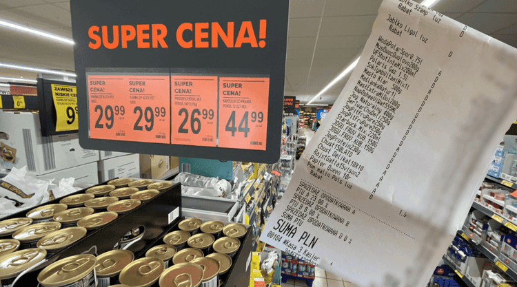 Lekarka pokazała paragon za zakupy w Biedronce. Kwota nie pozostawia złudzeń