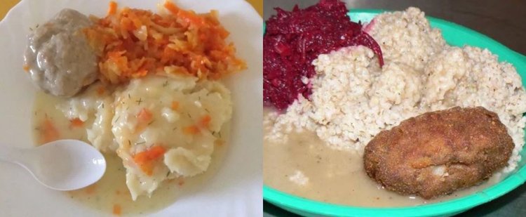 Porównanie posiłków pacjentów i skazańców