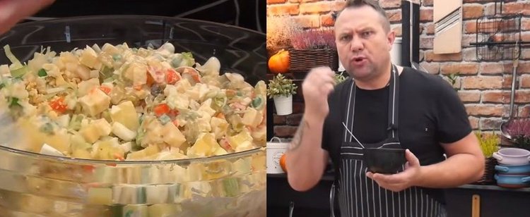 Obłędny przepis Tomasza Strzelczyka na sałatkę jarzynową