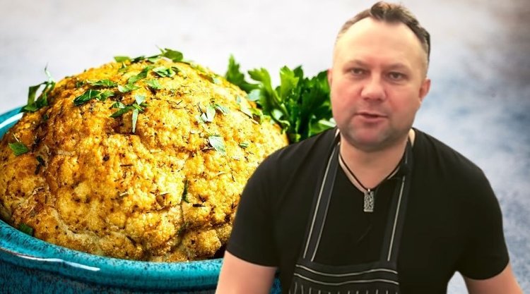 Prosty przepis Strzelczyka na aromatycznego pieczonego kalafiora. Ideał na lekką kolację