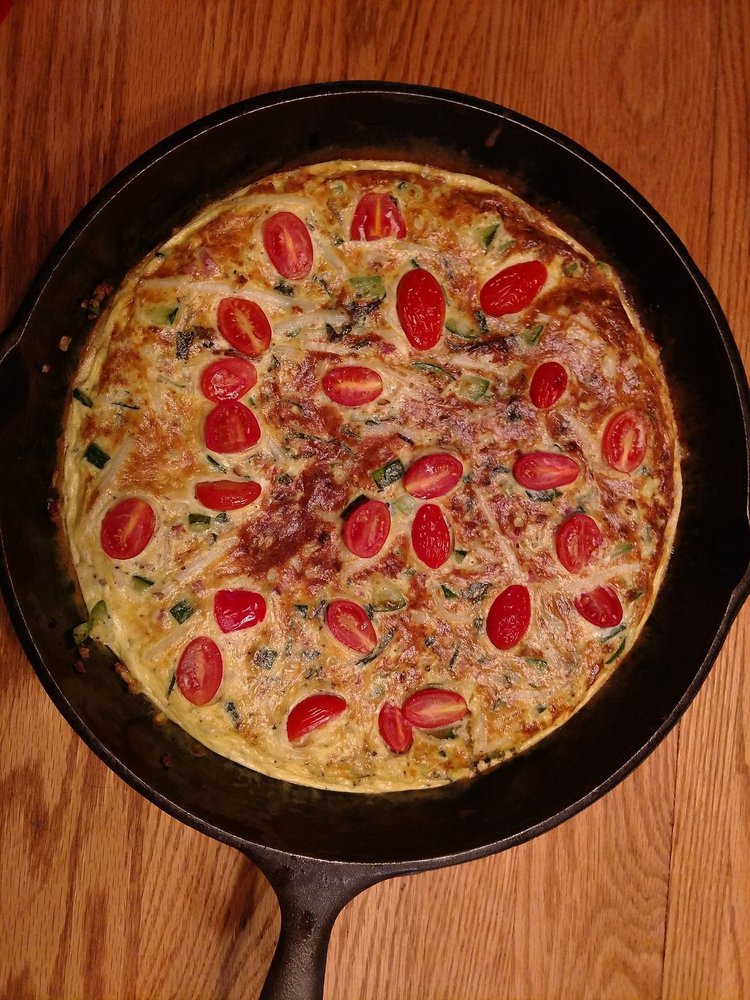 Frittata z ziemniakami i papryką