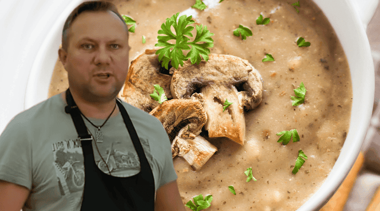 Cudny patent Strzelczyka na zupę pieczarkową