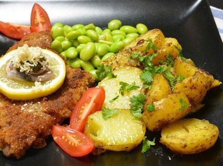 Kotlety schabowe nadziewane pieczarkami