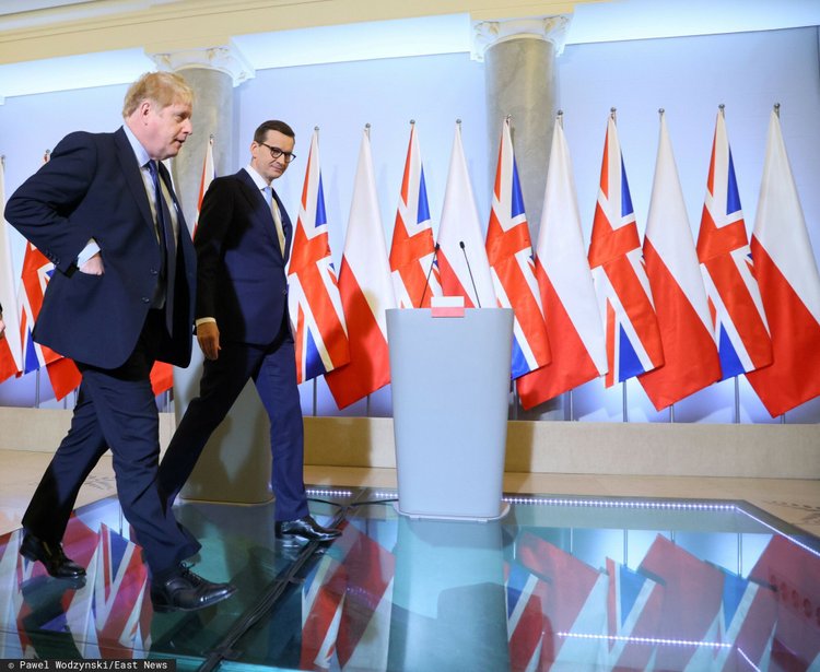 Mateusz Morawiecki spotkał się z Borisem Johnsonem