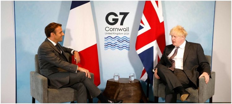 Szczyt G7 zakończony ostrą wymianą zdań. Macron starł się z Johnsonem