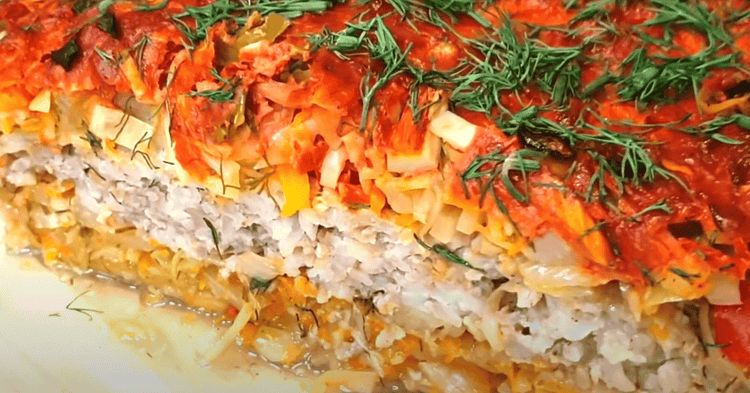 Gołąbkowe lasagne, czyli zapiekanka z mięsa mielonego i kapusty