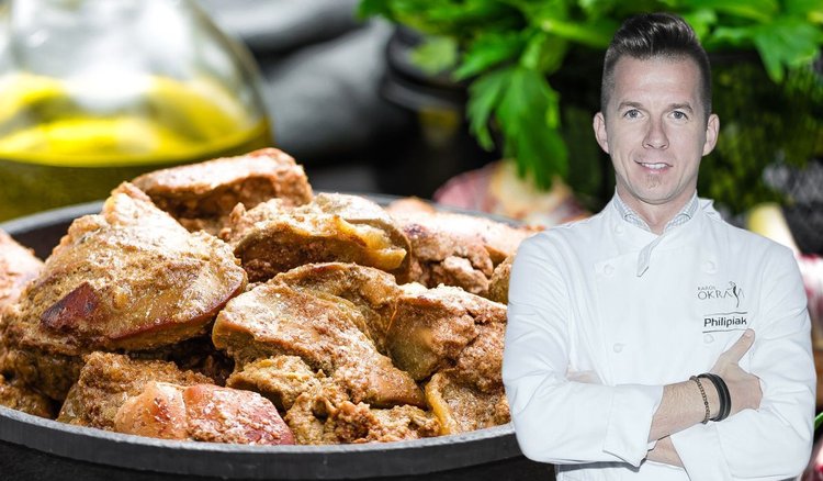 Zapomnij o mleku. Okrasa marynuje wątróbkę w innych rarytasach, wychodzi soczysta