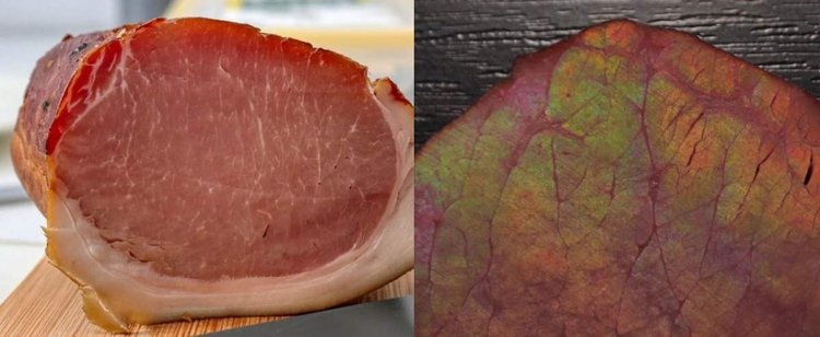 Co oznacza tęczowy odblask na wędlinie?