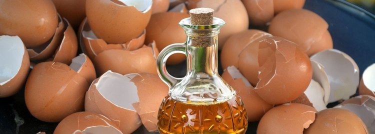 Przepis na miksturę z octu i skorupek z jajek