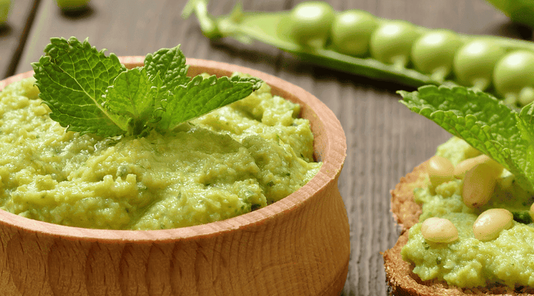 Puree z groszku z puszki