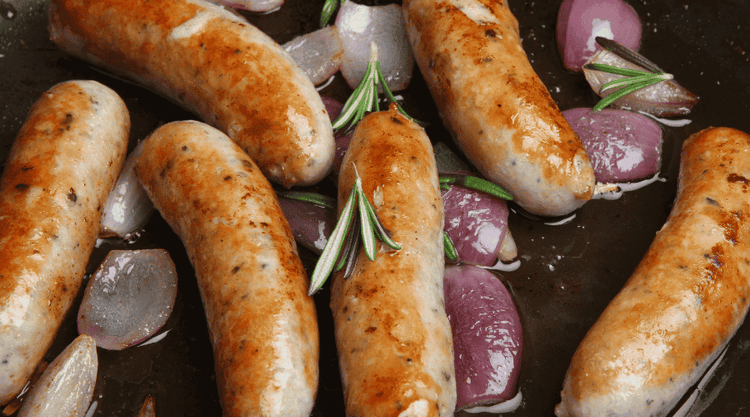 Biała kiełbasa smażona. Prosty przepis