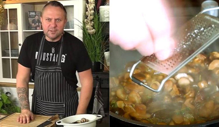 Prosty przepis na sos grzybowy od Tomasza Strzelczyka. 1 składnik jest niezastąpiony