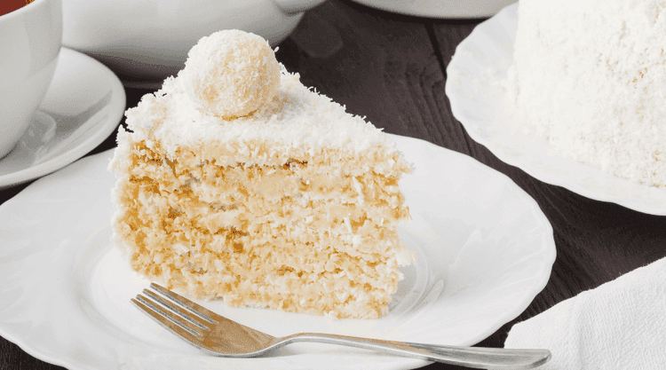 Przepis na kokosowe ciasto Raffaello na krakersach