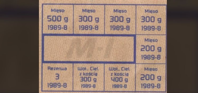 Ile warte są kartki żywnościowe?