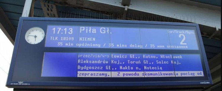 Czekasz na pociąg? Uzbrój się w cierpliwość. W I kwartale 2020 r.  na czas nie przyjechały 72 934 składy