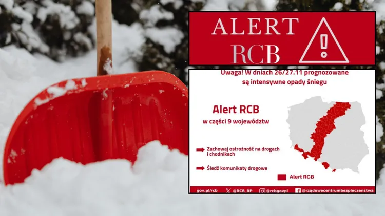 Alert RCB dla dziewięciu województw. IMGW ostrzega Polaków przed niebezpieczną pogodą