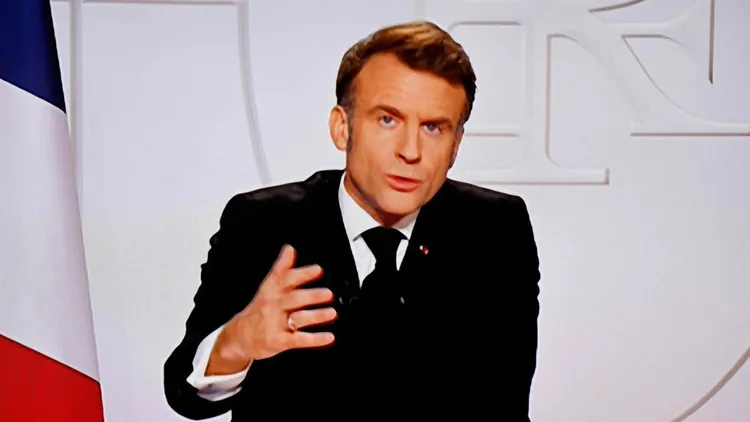 Macron wygłosił orędzie. Mówił o wysłaniu wojsk na Ukrainę