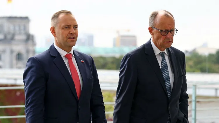 Nawrocki zaczął temat reparacji w Berlinie. Niemcy odpowiedziały wprost