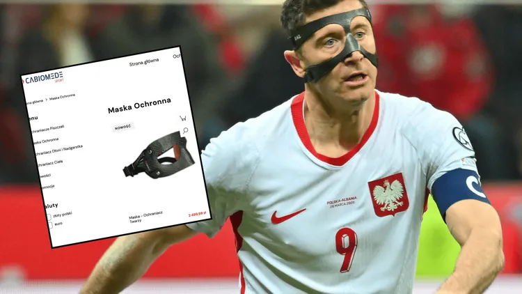 Nie zgadniesz, ile warta jest maska Lewandowskiego. Padła konkretna kwota