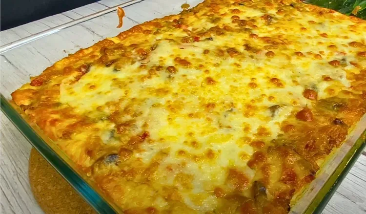 Taką zapiekankę robię na obiad w piątek. Smakuje lepiej niż mięso
