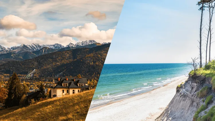 Bałtyk czy Tatry? Zobacz porównanie wszystkich kosztów i wybierz mądrze na długi weekend