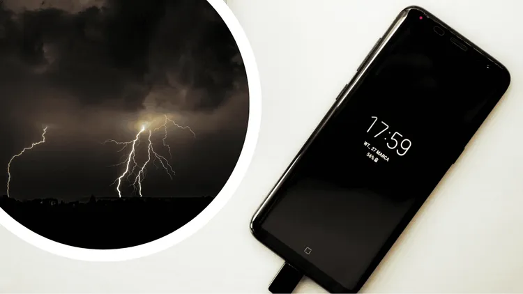 Czy można ładować smartfon w czasie burzy? Ekspert mówi jasno