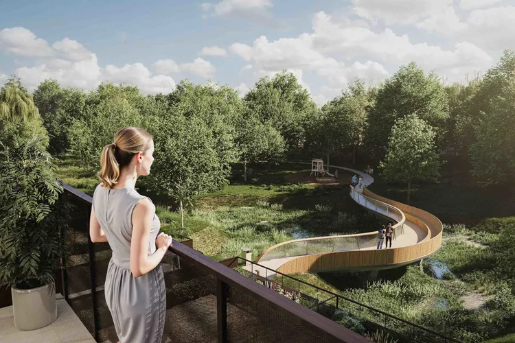 Royal Garden Wilanów - zielona enklawa z prywatnym parkiem o powierzchni 8 000 mkw.