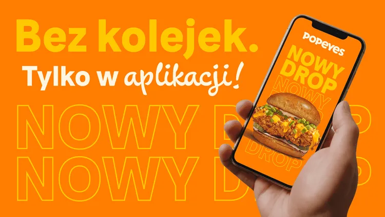 Popeyes z limitowaną wersją słynnej kanapki i aplikacją mobilną. “Czytamy wszystkie komentarze”