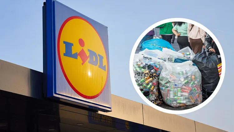 Przyniósł 920 butelek i puszek do Lidla. Taką kwotę dostał w zamian. Padł krajowy rekord