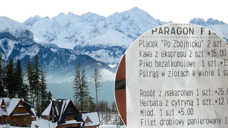 Poszła do góralskiej karczmy, po wszystkim pokazała paragon. Doliczyli jej to do rachunku