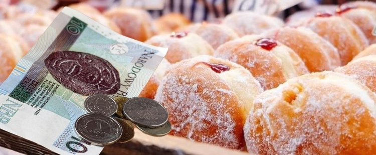 Wysoka kwota na paragonie za 4 pączki z kultowej cukierni