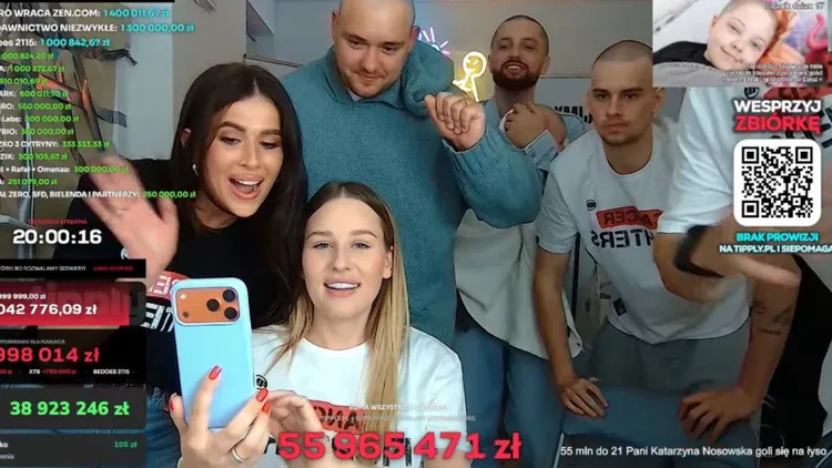 Influencer zebrał ponad 58 milionów w kilka dni. Cel jest szczytny, tyle wpłacały polskie gwiazdy