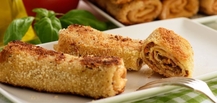 Szybkie, beztłuszczowe krokiety z piekarnika w orzechowej panierce