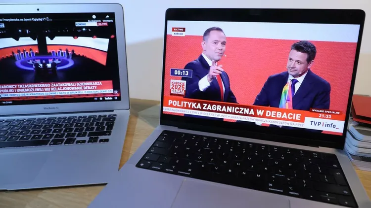 Napięcie przed ostatnią debatą w TVP. Sztab Nawrockiego zażądał zmiany. Stacja stawia na swoim