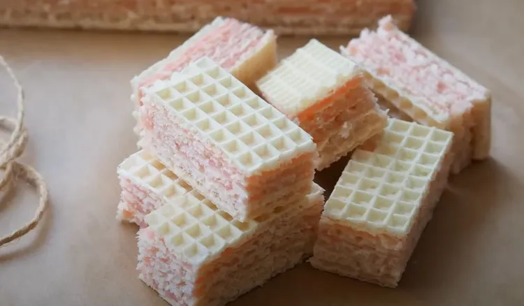 Przepis na te wafle jest w mojej rodzinie od pokoleń. Nie ma lepszego deseru