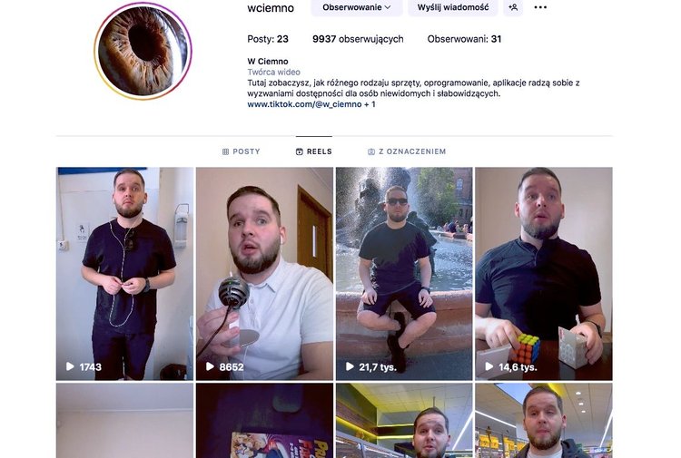 Technologia zmienia życie niewidomych. Adrian Now z kanału "W Ciemno" opowiada nam o dostępności urządzeń