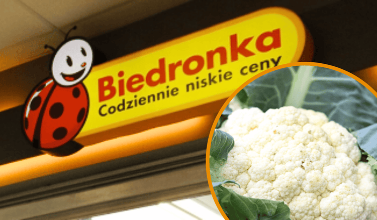 Polacy obrywają liście kalafiora w sklepie. Biedronka straszy konsekwencjami