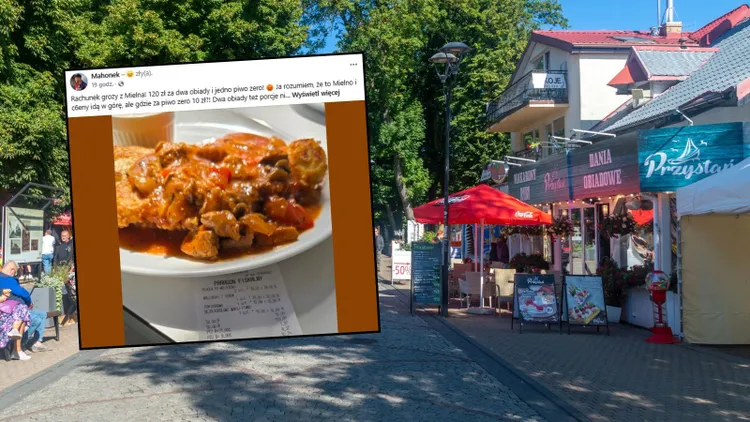Pokazał "paragon grozy" za obiad w Mielnie. Komentarze internautów mówią wszystko