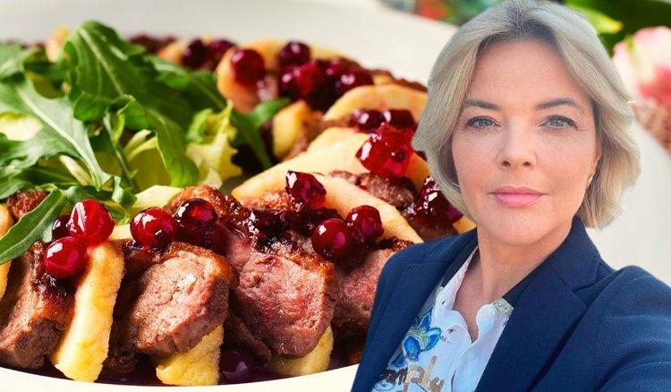 Wystarczą 3 składniki. Monika Richardson zdradziła swój przepis na kaczkę z jabłkami