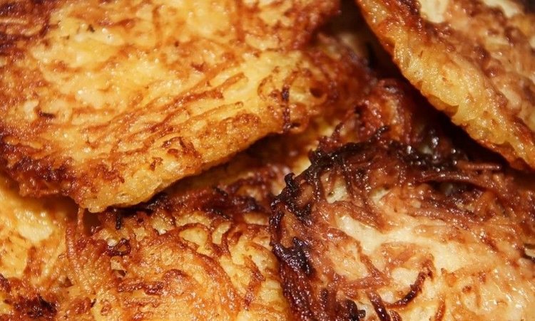 Pieczone placki ziemniaczane