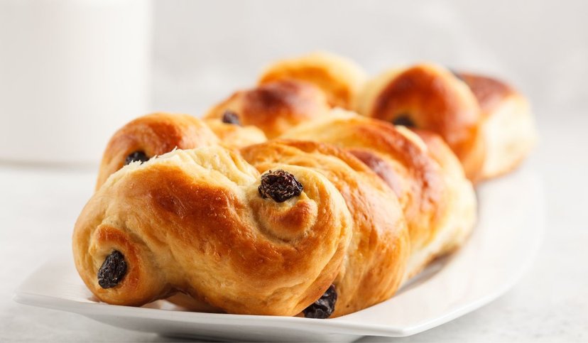 Upiekłem adwentowe ciasteczka świętej Łucji. W całym domu pachnie masłem i szafranem