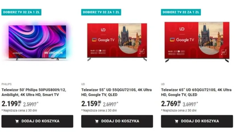 Biedronka odpaliła promocję petardę. Telewizory, roboty sprzątające i gadżety w niskich cenach