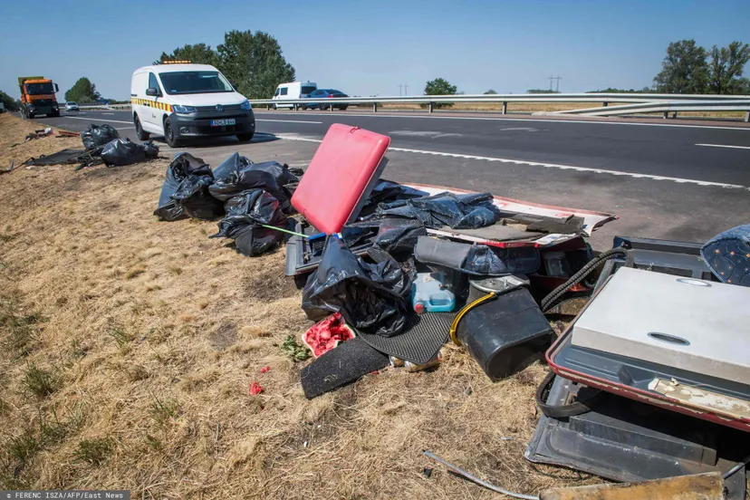 Polski autokar rozbił się na autostradzie na Węgrzech. Minister Klimczak wydał polecenie ws. kontroli
