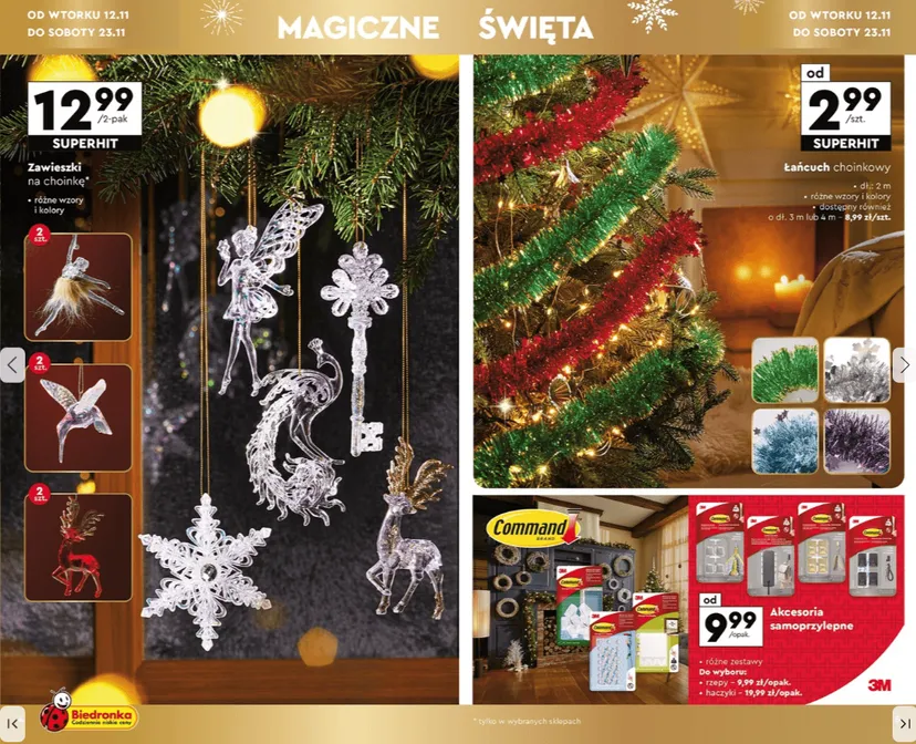 Biedronka i Lidl oficjalnie zaczynają święta. Zacznie się 12 listopada