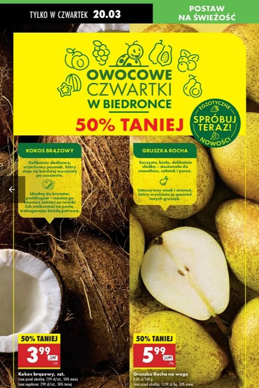 Zacznie się w Biedronce już 21 marca. Ogromne promocje nadeszły z początkiem wiosny